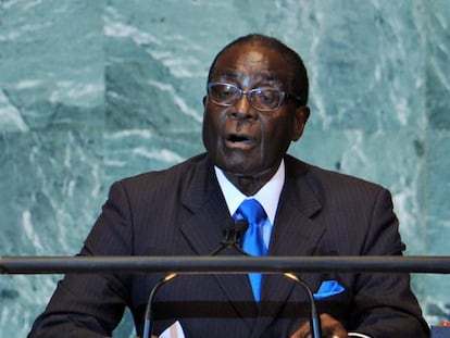 El presidente de Zimbabue, Robert Mugabe. 