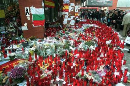 Homenaje a las víctimas del 11-M, en la estación de Atocha.