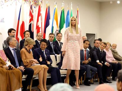 Ivanka Trump, el pasado sábado en el G20, en Osaka, Japón.