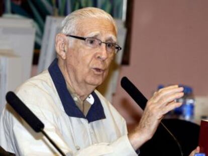 Fernando Cardenal, sacerdote nicarag&uuml;ense y ministro sandinista, en 2009. 
 