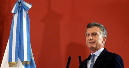 El presidente de Argentina, Mauricio Macri.