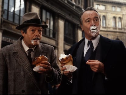 Marcello Mastroianni y Jack Lemmon, en 'Maccheroni'.