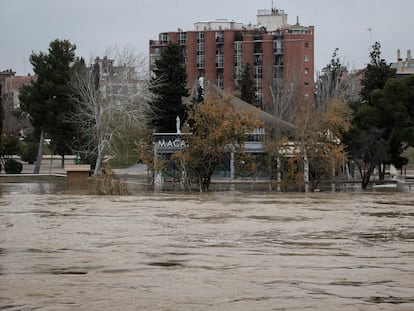 El río Ebro en su paso por Zaragoza.