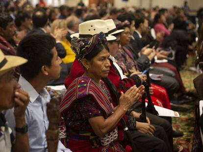 Clausura del acto organizado por la Cicig esta semana en Guatemala