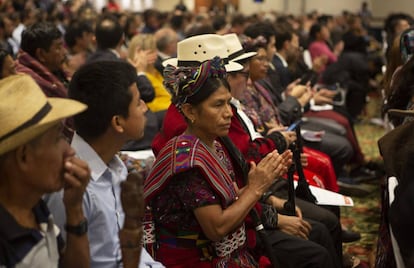 Clausura del acto organizado por la Cicig esta semana en Guatemala