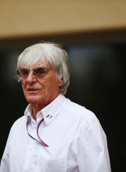 Bernie Ecclestone.