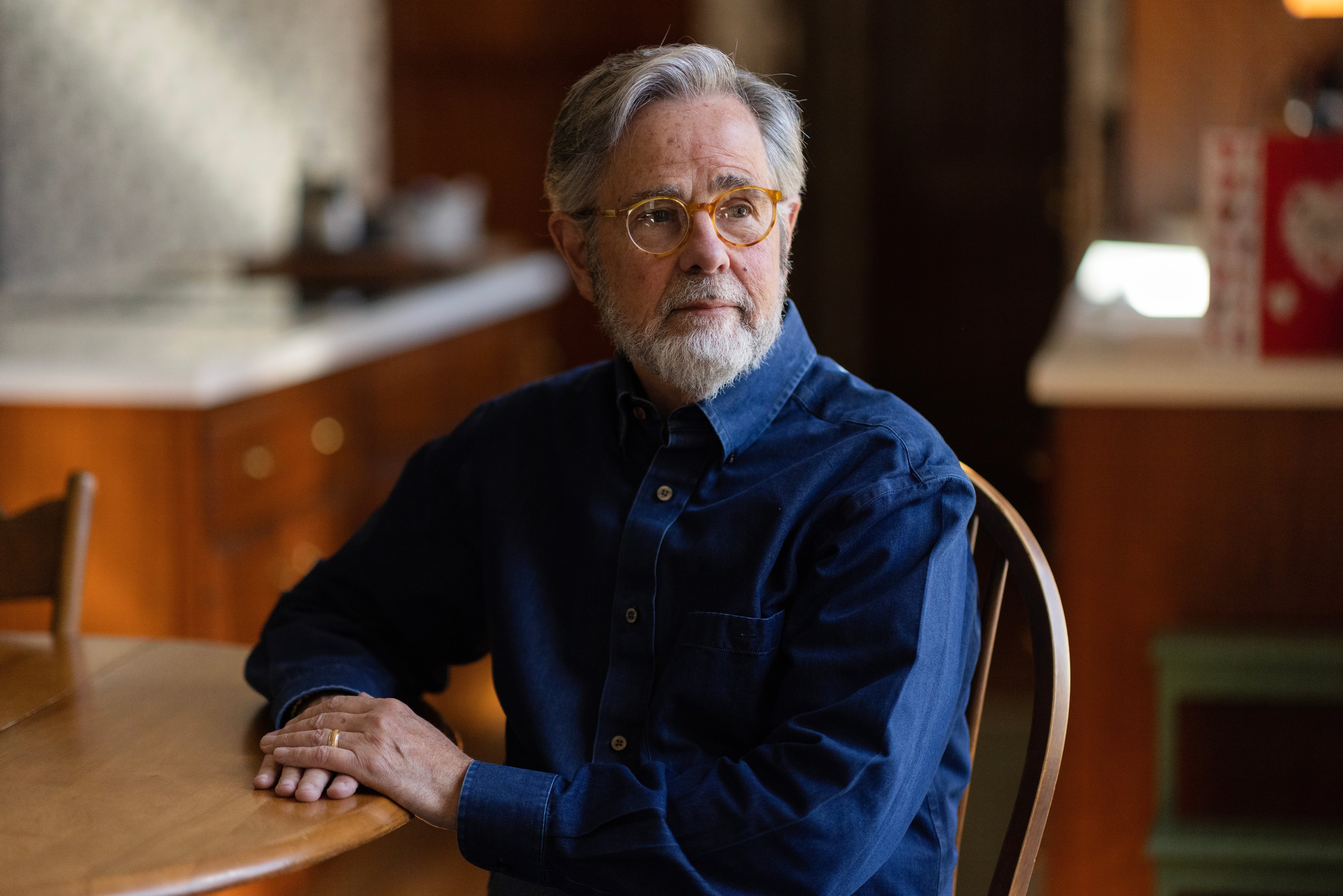 Cartwright en la cocina de su casa en Columbus, Ohio.