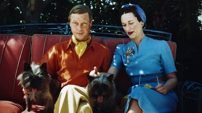 Os duques de Windsor, Eduardo VIII e Wallis Simpson, em uma imagem dos anos 40