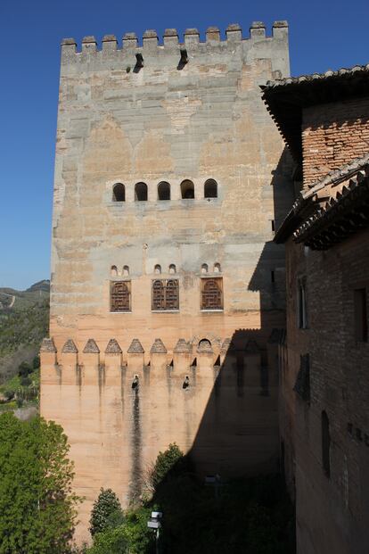 Torre de Comares, en la Alhambra de Granada.