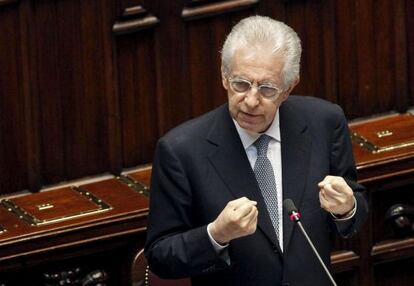 El presidente del Gobierno italiano, Mario Monti.