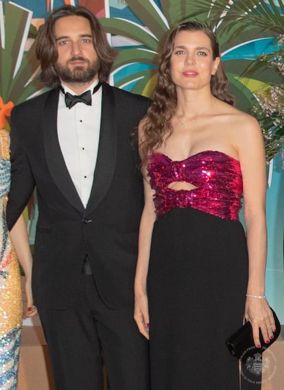 Carlota Casiraghi y Dimitri Rassam, el pasado marzo en el Baile de la Rosa.