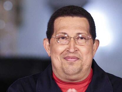 Hugo Chávez, el viernes en Caracas.