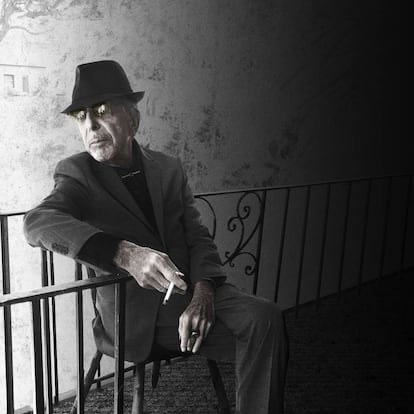 Leonard Cohen, en la portada del disco 'You Want It Darker', el último álbum que publicó en vida.