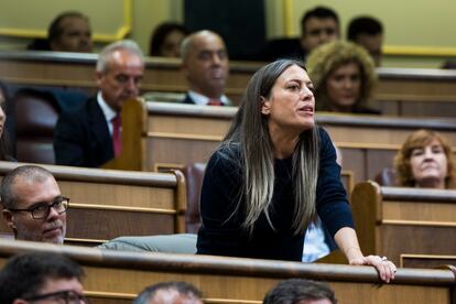 la portavoz de Junts en el Congreso, Miriam Nogueras.