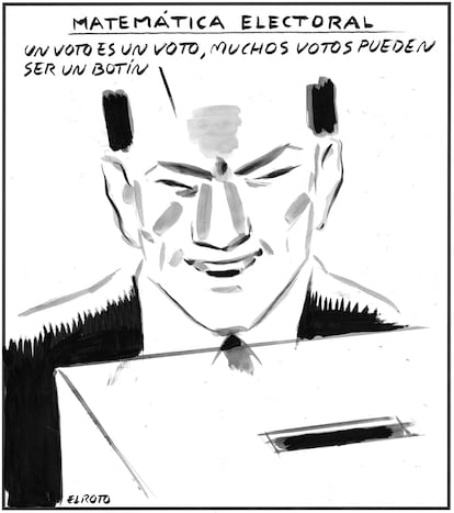 El Roto: matemática electoral
