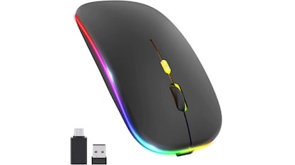 mouse inalámbrico recargable