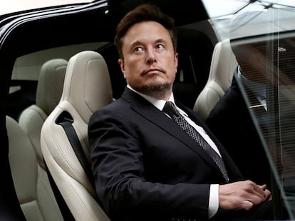 Elon Musk, consejero delegado de Tesla, en una imagen de mayo de 2023 en Pekín, China.