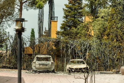 Incendio en Tres Cantos, Madrid. Urbanización Soto de Viñuelas.