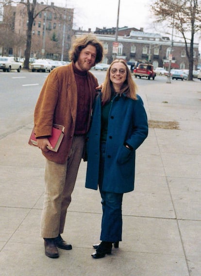 Bill e Hillary Clinton em Arkansas, nos anos sessenta.