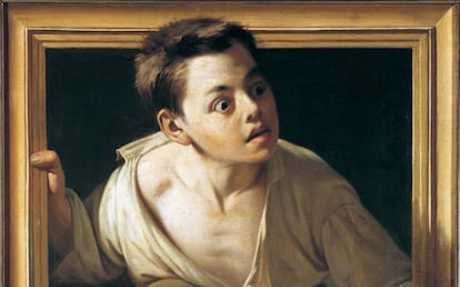 'Huyendo de la crítica', de Pere Borrell, de 1874.