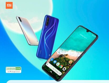 Nuevo smartphone Xiaomi Mi A3 con Android One.