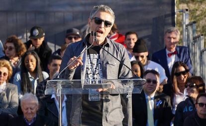 El periodista norteamericano Reza Aslan en un acto en Los Ángeles en 2017.