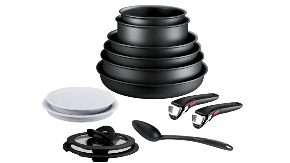 Lote de 13 piezas de Tefal con revestimiento de titanio.