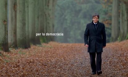 Puigdemont en el vídeo de capañana del 21D 2017 de junts por Catalunya