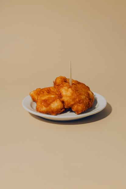 Tajada de bacalao en Casa Revuelta.
