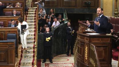 Debate de la moci&oacute;n de censura de Unidos Podemos a Mariano Rajoy. Intervenci&oacute;n de Jos&eacute; Luis &Aacute;balos. 