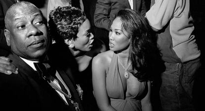 Una de las imágenes de la exposición de Larry Fink, en Milán.