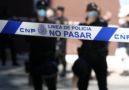 Policías nacionales, en una imagen de archivo.