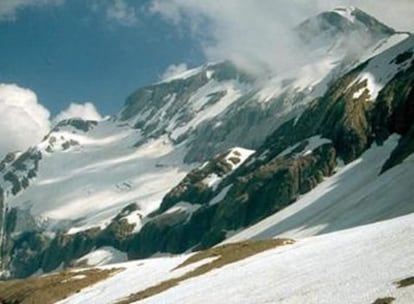 Glaciar de Monteperdido, en el Pirineo aragonés.