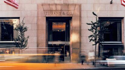 A loja da Tiffany em Nova York.