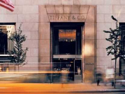 A loja da Tiffany em Nova York.