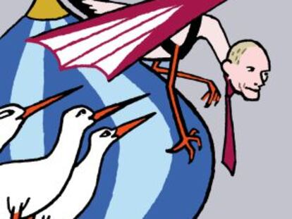 Putin en ultraligero