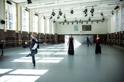 Ensayo de 'Beethoven Project II' en el Ballet de Hamburgo.