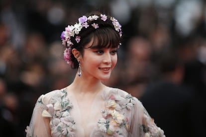 Fan BingBing en el estreno de 'Mad Max: Furia en la carretera".