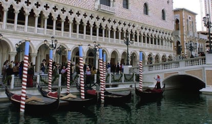 Exterior del casino Venetian-Palazzo en Las Vegas.