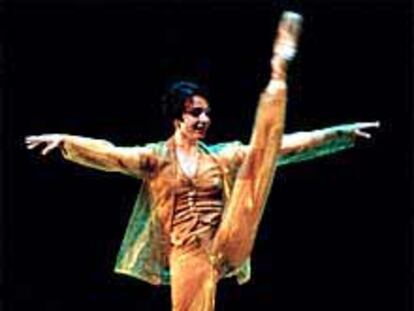 La bailarina Simona Noja, durante su actuación en Peralada.