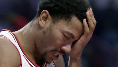 Derrick Rose el 10 de novimbre de 2014.