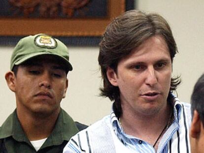 Javier Villanueva durante el juicio en el que ha sido declarado inocente del delito de asesinato.