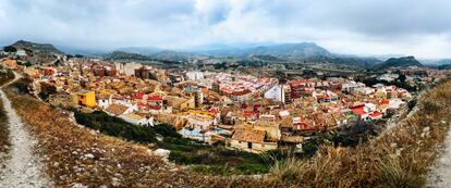 Vista de Jijona, en la provincia de Alicante, donde se produce el típico dulce navideño y tiene su sede la marca.