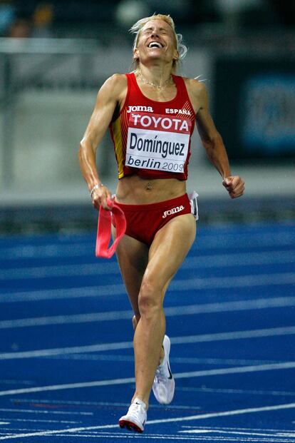 Marta Domínguez, subcampeona de Europa de los 3.000 metros y campeona del mundo en 3.000 metros con obstáculos en 2009, se enfrenta a estas Olimpiadas tras una rotura de fibras.