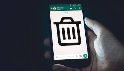 Borrado automático de mensajes en WhatsApp.