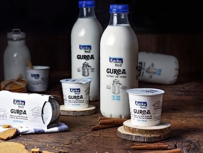 Productos lácteos de Kaiku.