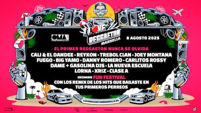Cartel I Love Reggeaton Marbella 2025