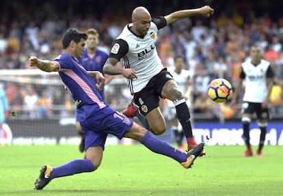 Zaza, en el partido contra el Deportivo.