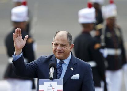 El presidente de Costa Rica, Luis Guillermo Solís.