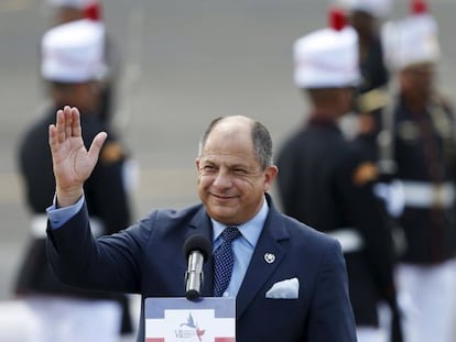 El presidente de Costa Rica, Luis Guillermo Solís.